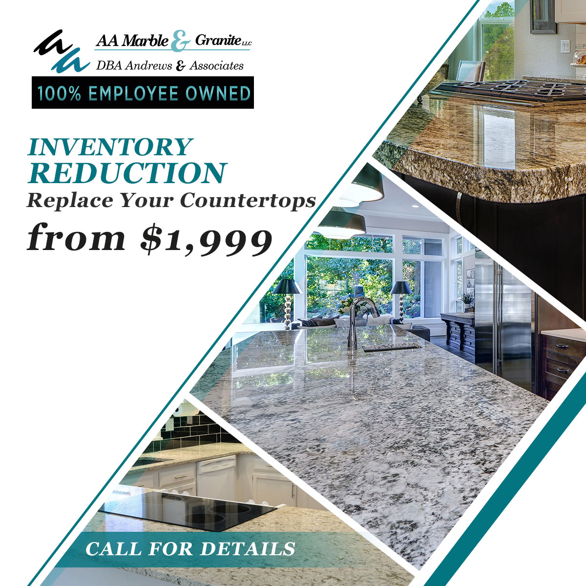 AA Marble and Granite Countertops Inventory-Reduction