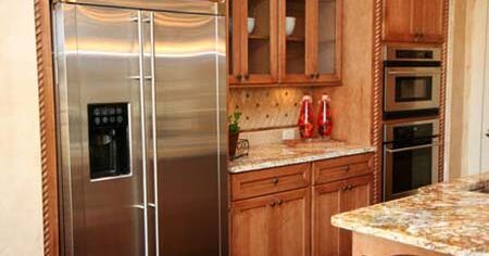 color kitchen countertop