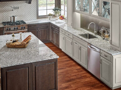 granite countertop kitchen island in norcross ga