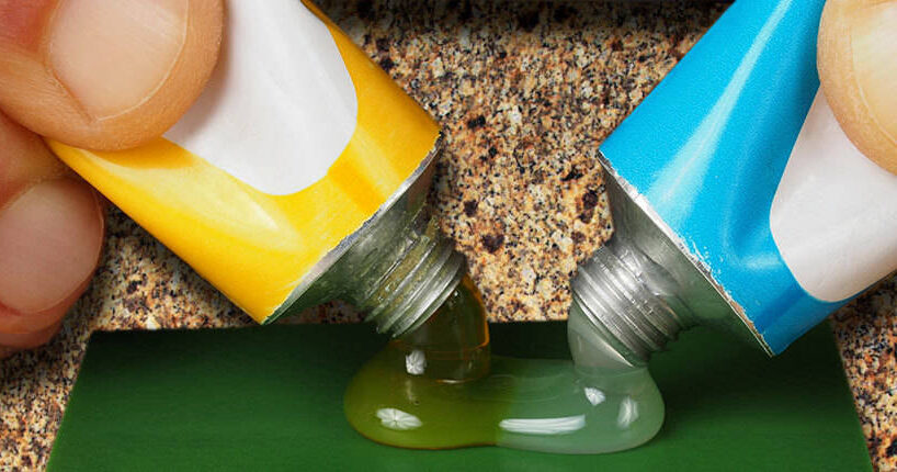 how to repair granite marble countertop