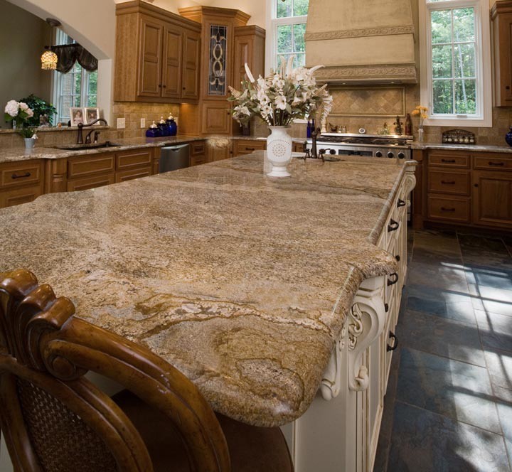 brown countertop