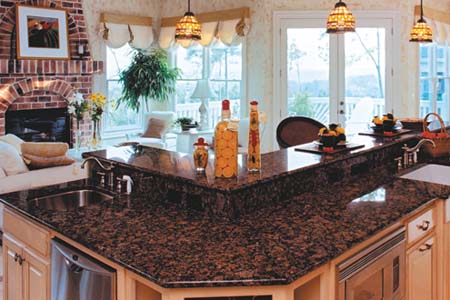 natural stone counter