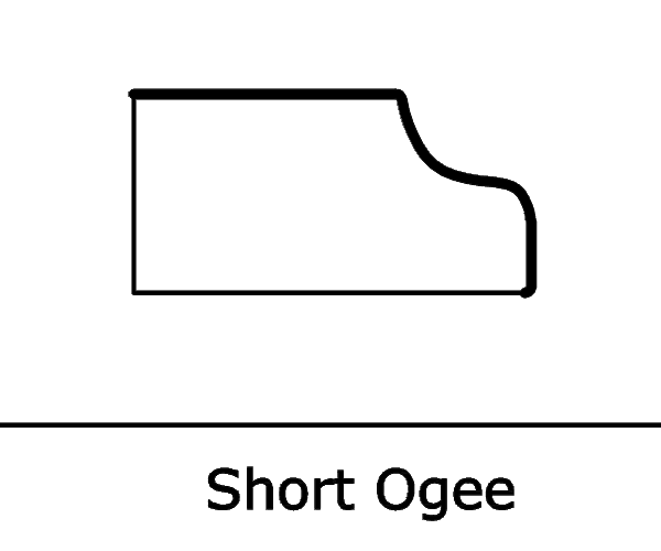 short ogee edge profile